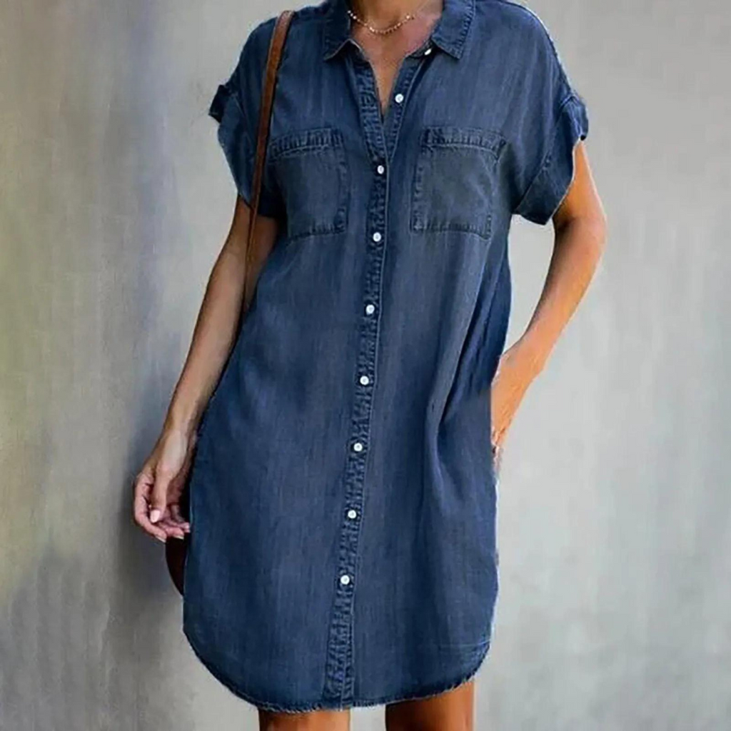 GR | Elegant Denim Dress