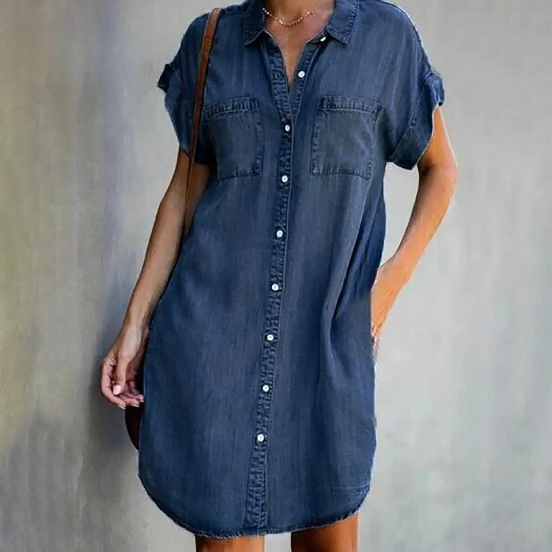 GR | Elegant Denim Dress