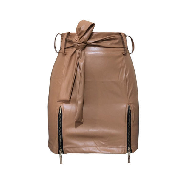 GR Leather Women's Short Mini Skirts 