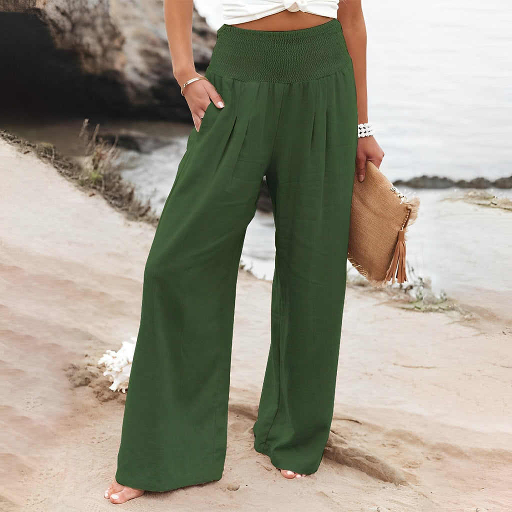 GR | Luxurious wide-leg trousers for women