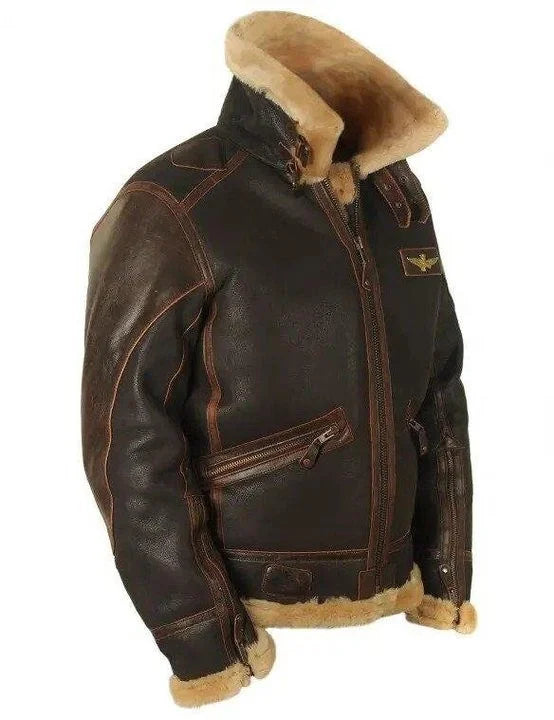 GR | Vintage Charm: Sheepskin Pilot Jacket