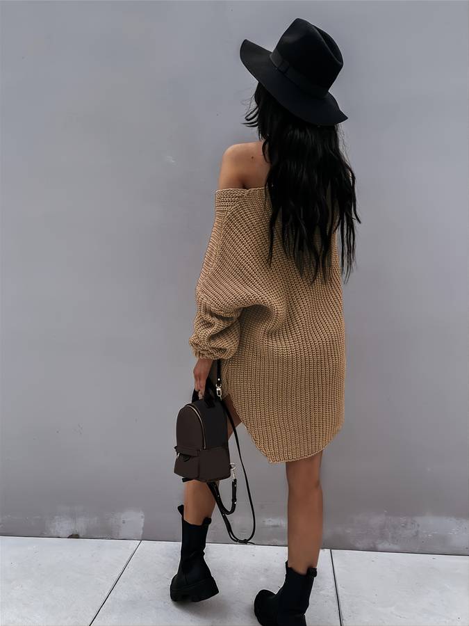 GR  - Übergroßes Strickkleid