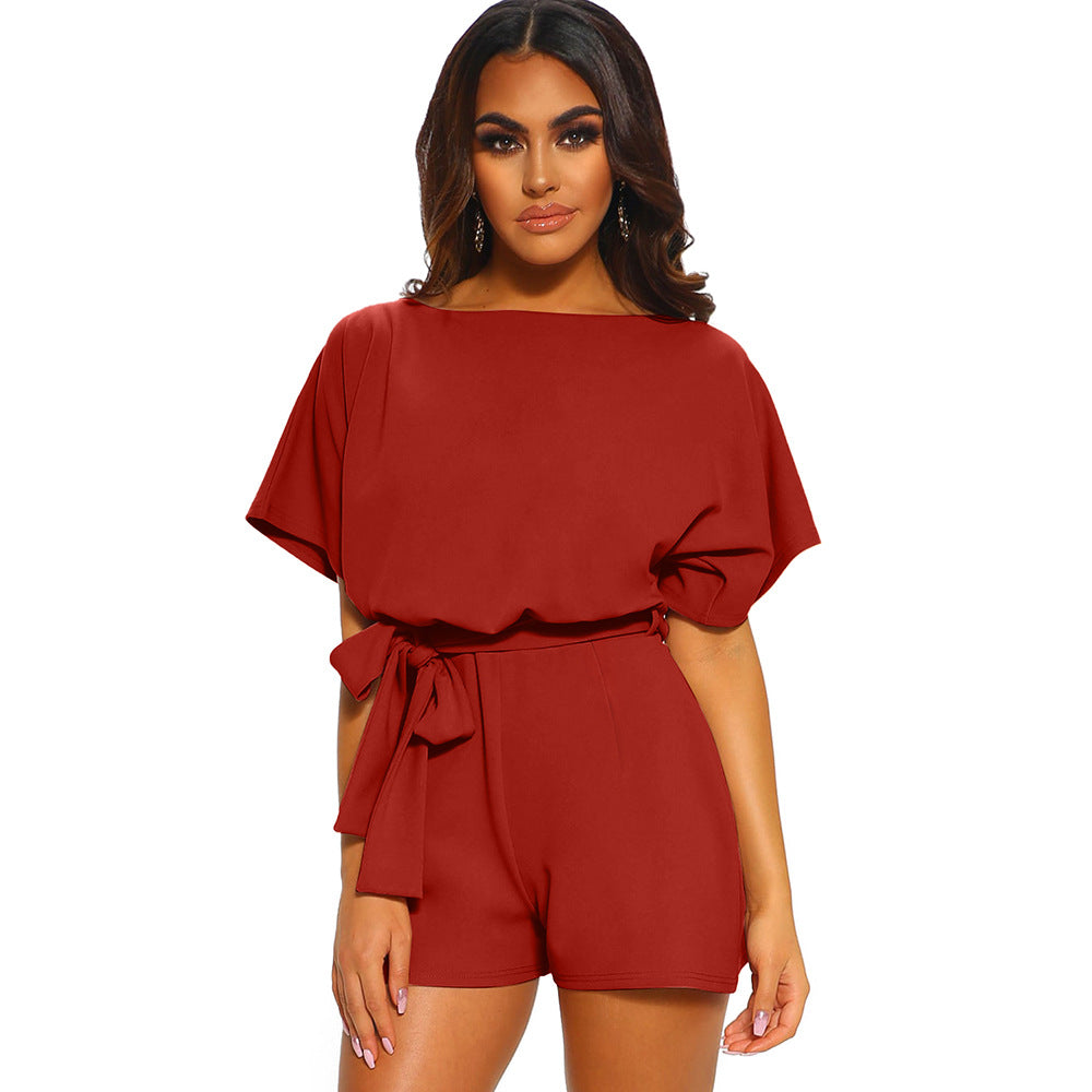 GR overall with round neckline for women
