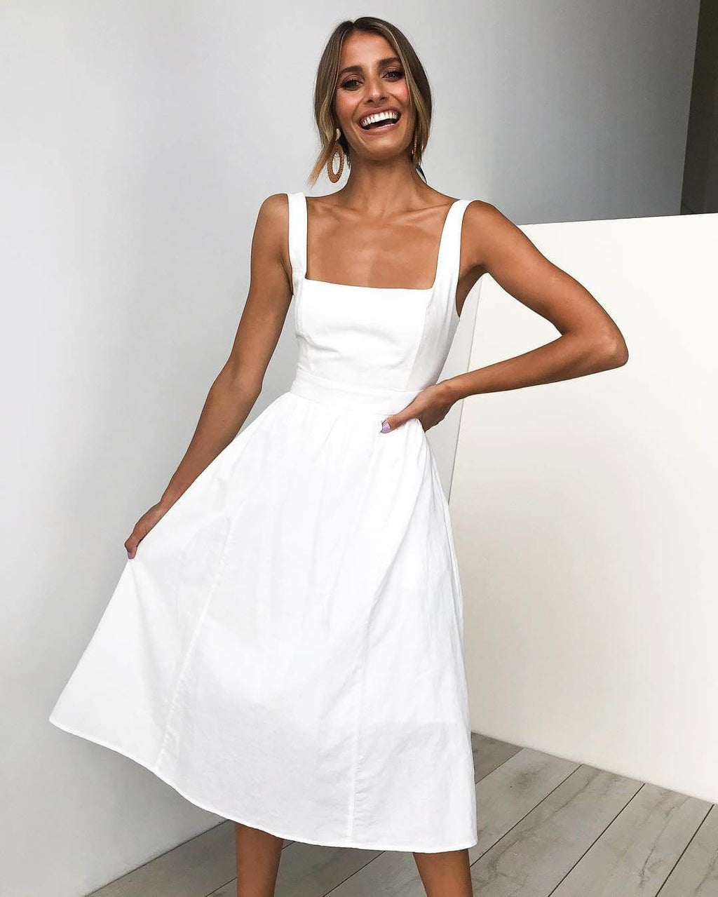 GR | Party Solid Color Dress