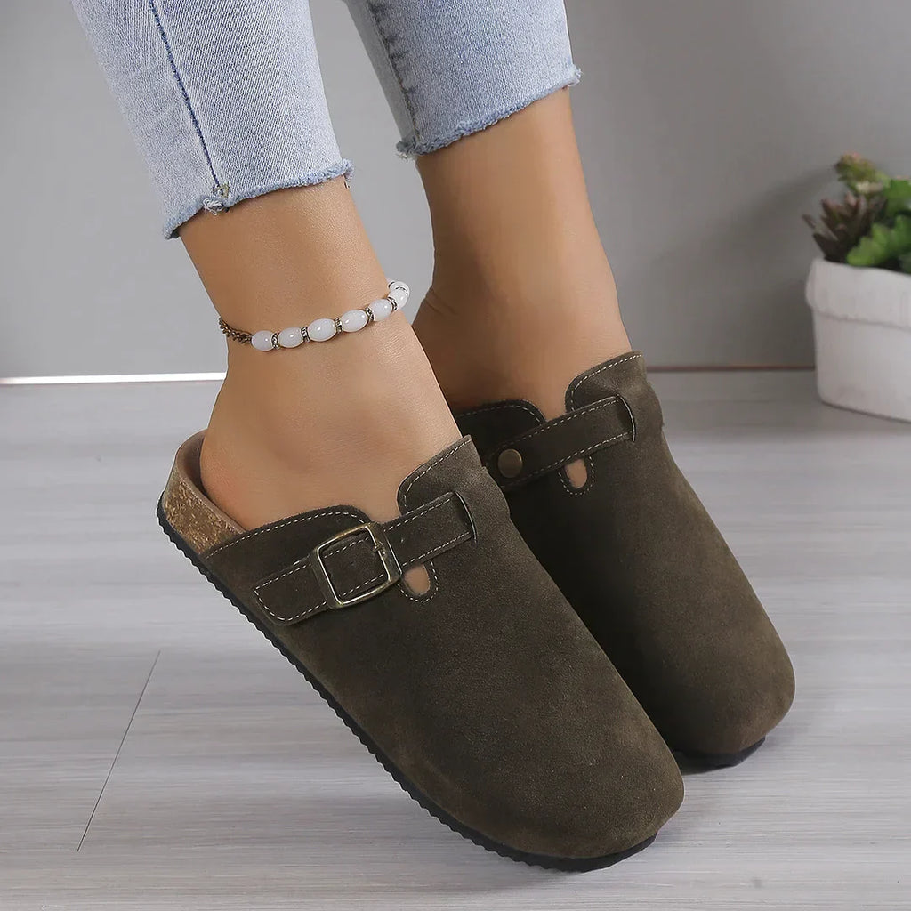 GR | Orthopedic Leather Slippers