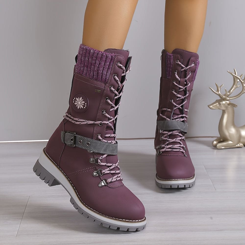 GR - Elegant knitted thermal boots