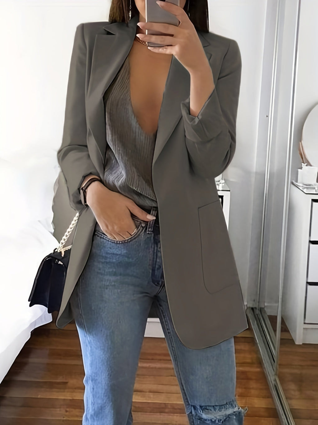 GR | Casual plus-size blazer