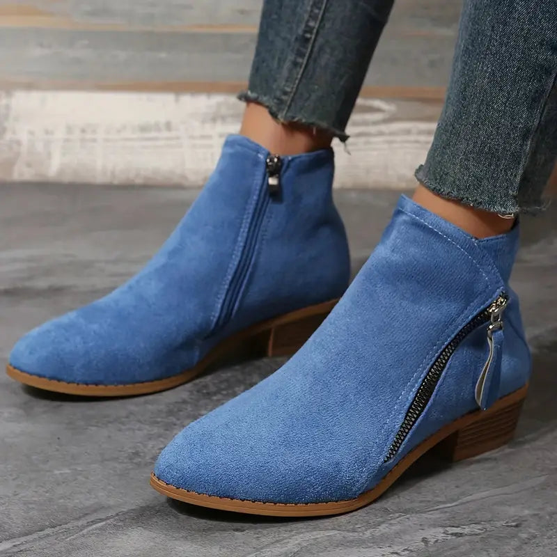 GR | Stylish vegan leather ankle boots
