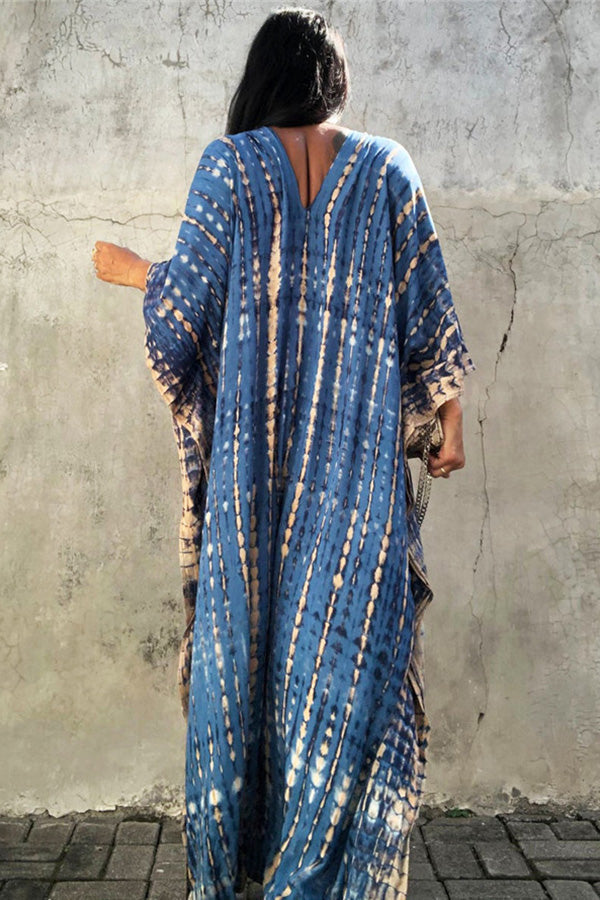 GR Freely – Lockeres Überwurfkleid im Batik-Boho-Stil