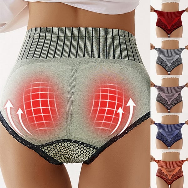 GR | High-waisted underwear with padding