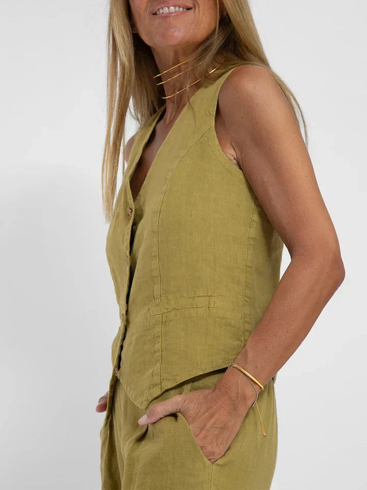 GR | Two-piece vest set for women