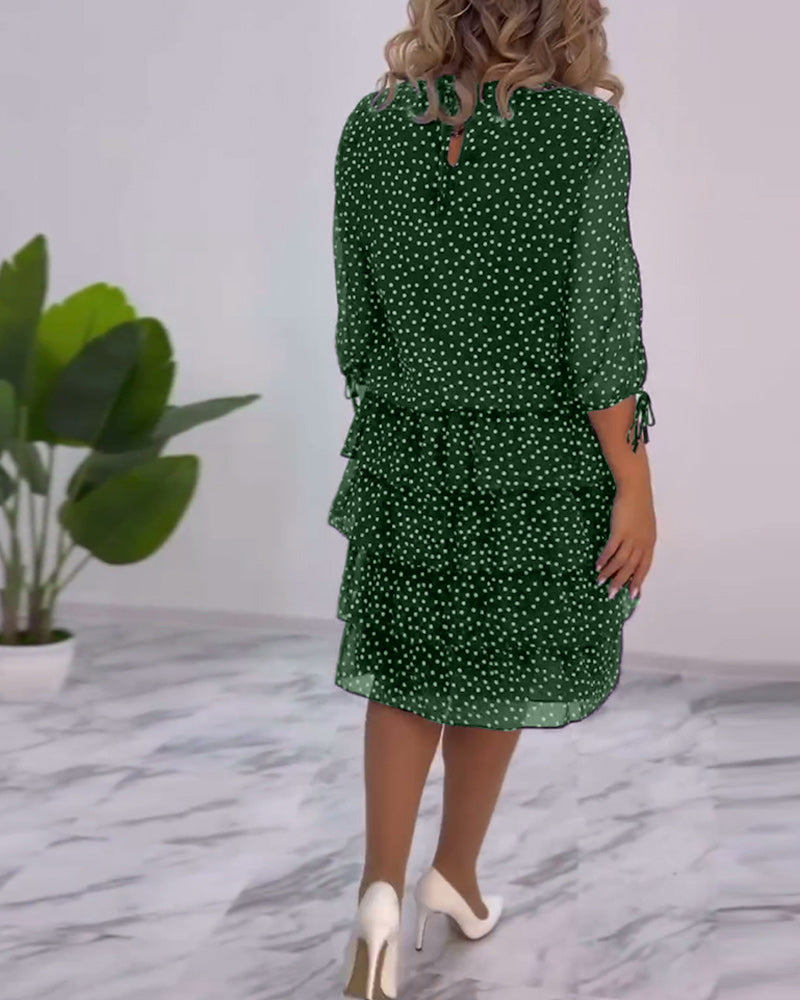 GR | Stilvolles Herbstkleid Mit Eleganz