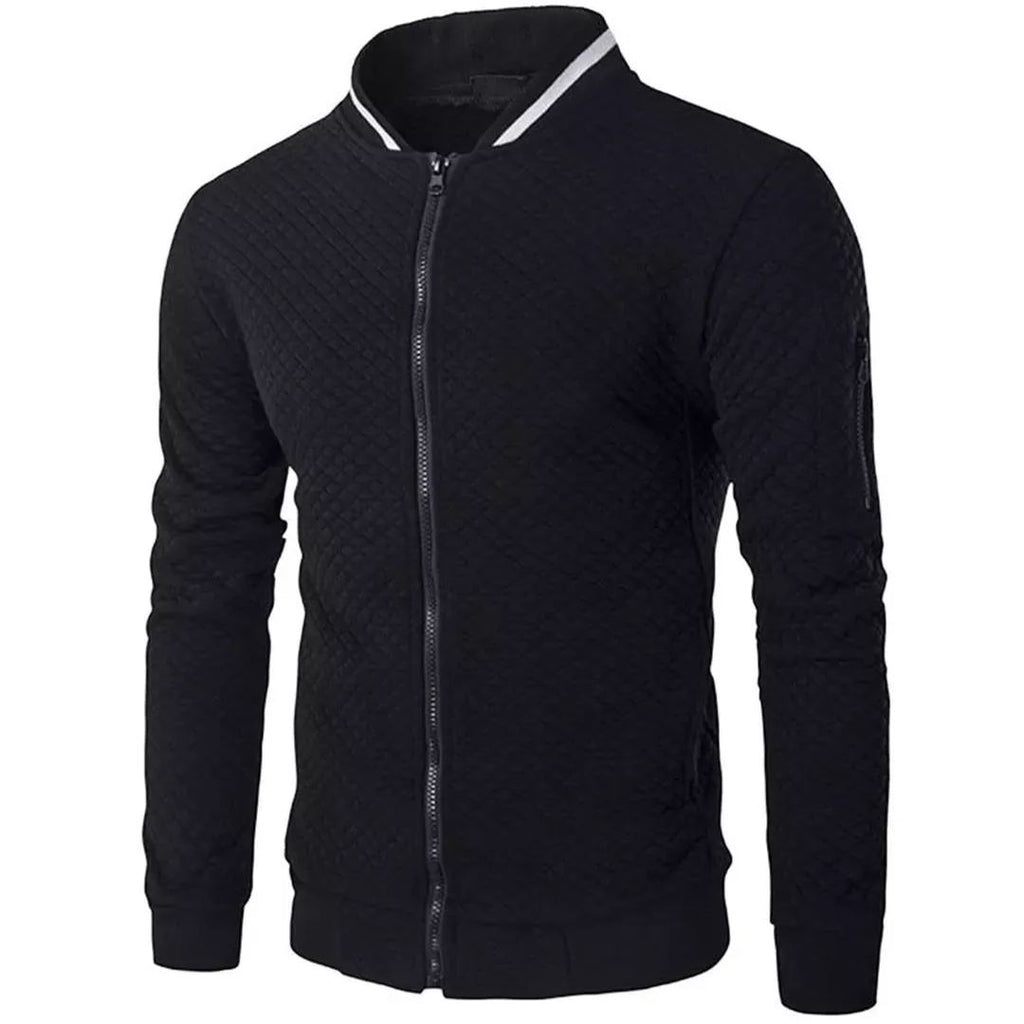 GR | Jacquard Zip Bomber Jacket