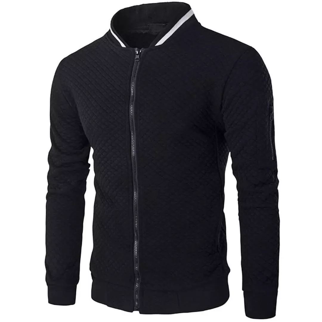 GR | Jacquard Zip Bomber Jacket