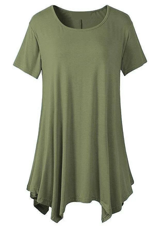 GR | Summery loose fit T-shirt with short sleeves