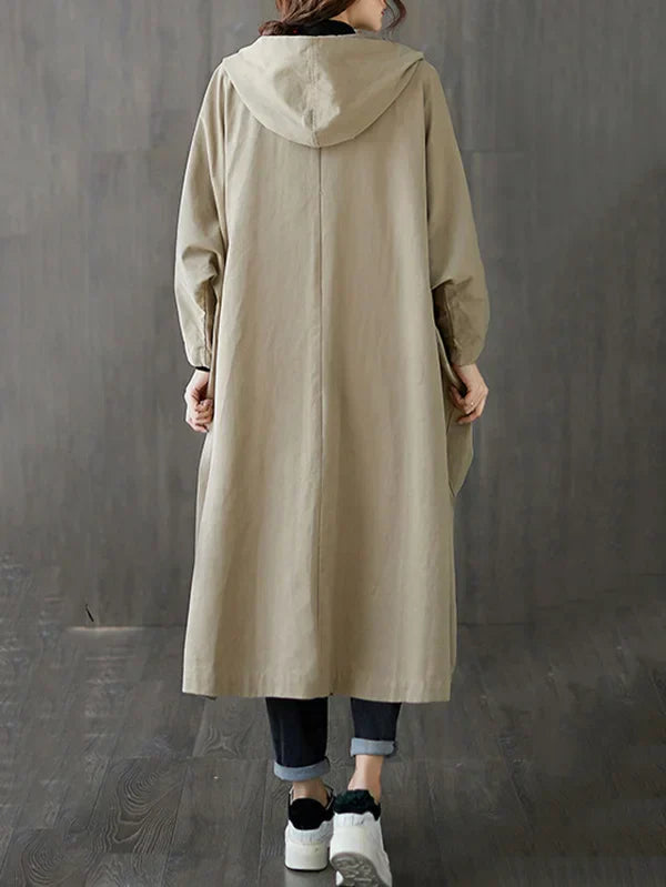 GR | Long Waterproof Trench Coat