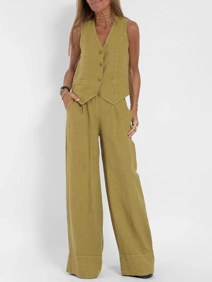 GR | Two-piece vest set for women
