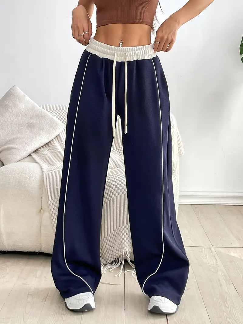 GR | Bequeme Weitbein Jogginghose Mit Stretch Für Damen