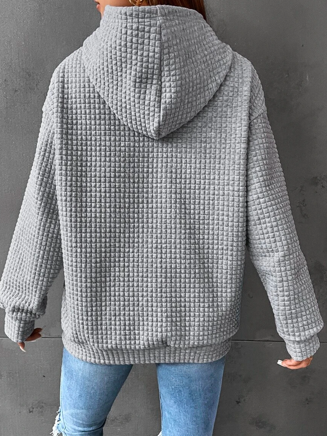 GR | Casual Hoodie Einfarbig für Damen