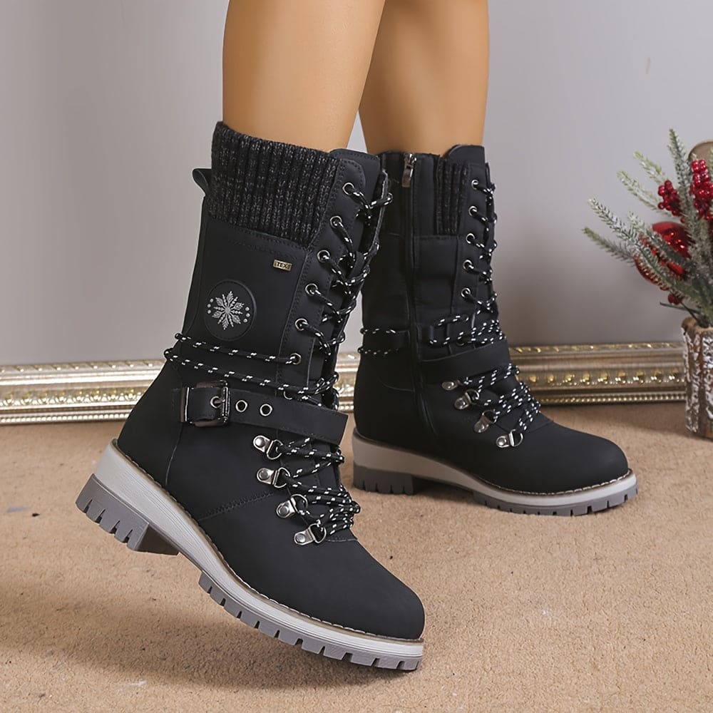 GR - Elegant knitted thermal boots