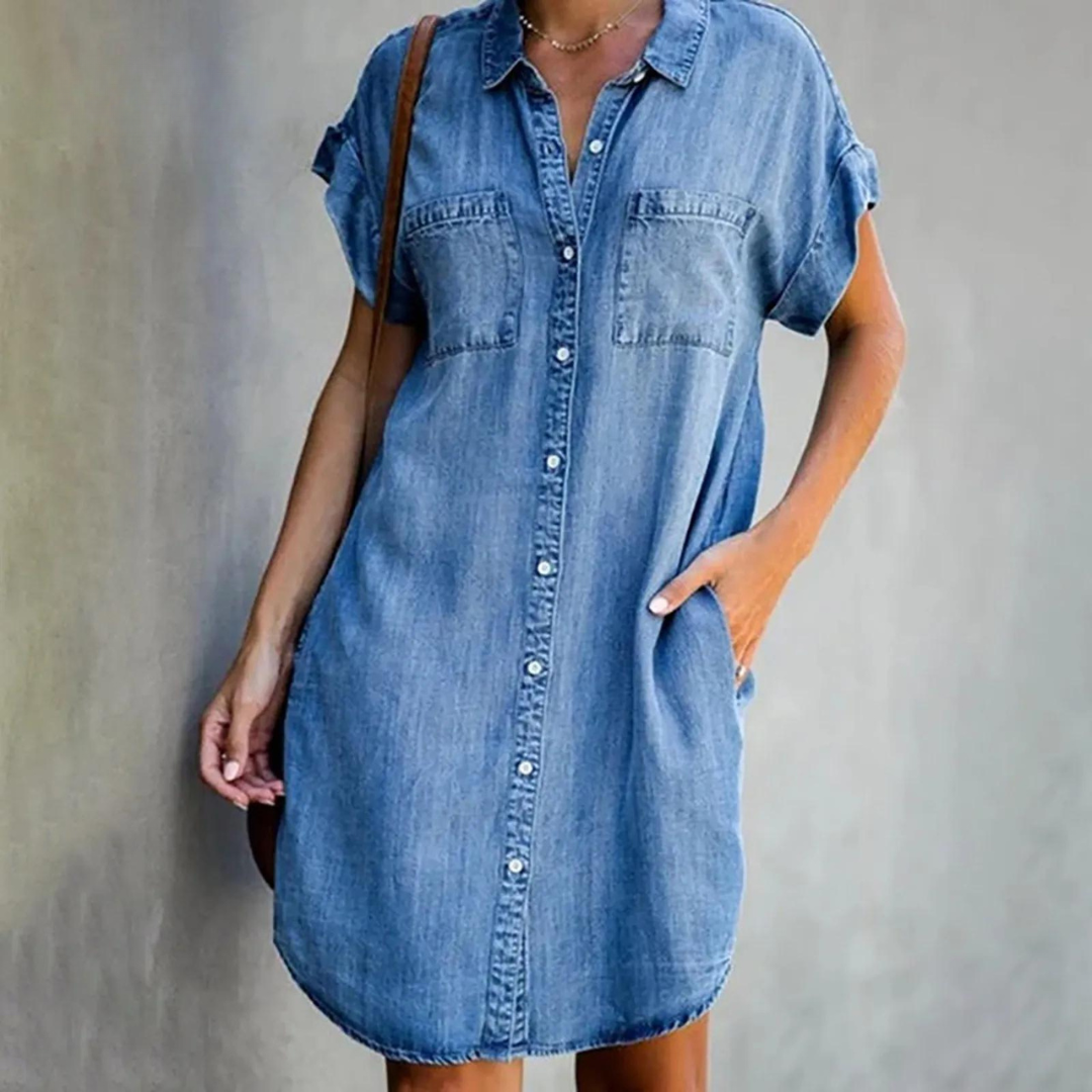 GR | Elegant Denim Dress