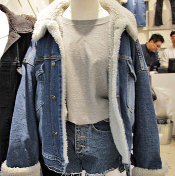 GR | Thick Denim, Fleece Lined For Women