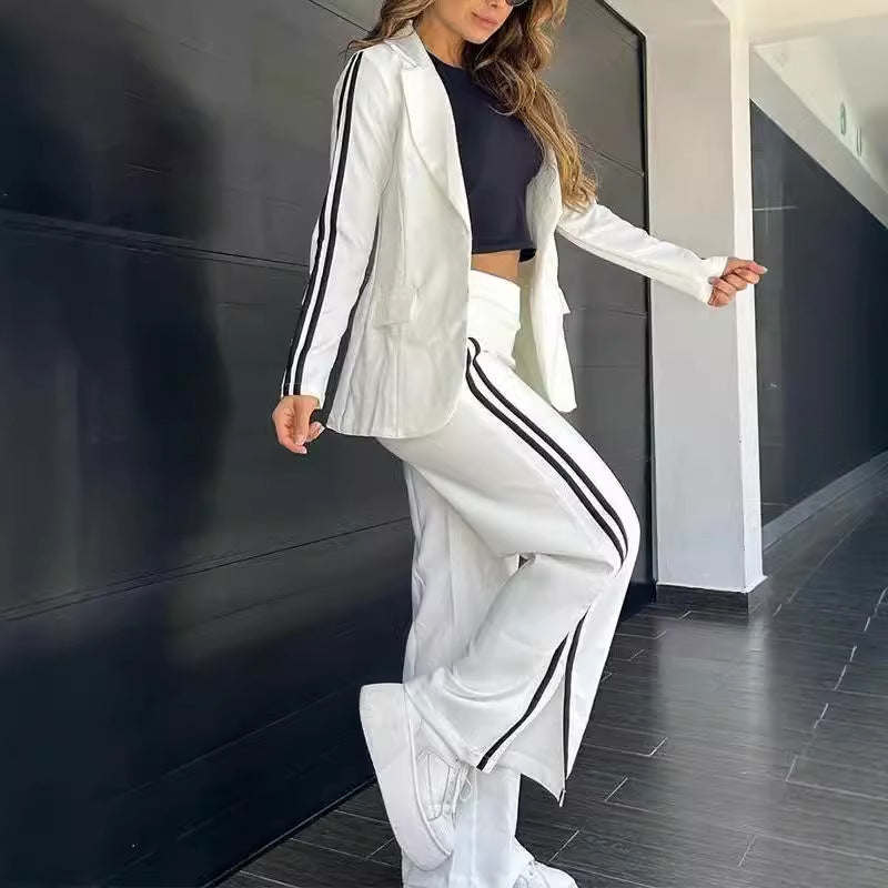 GR | 1-piece sporty tracksuit - women's trousers with tracksuit jacket