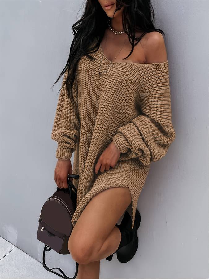 GR  - Übergroßes Strickkleid
