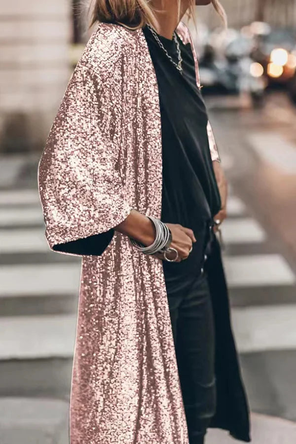 GR | Glamorous sequined cardigan