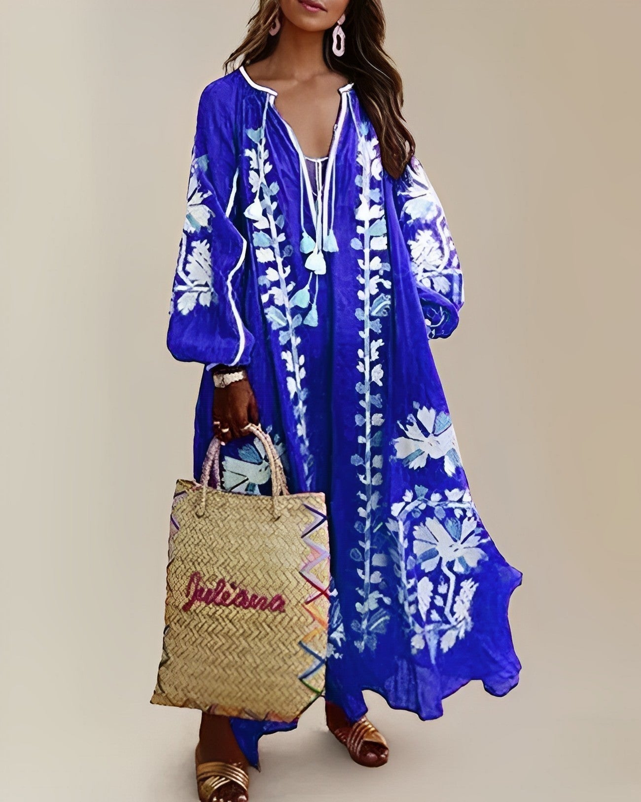 GR | Retro Boho Loose Dress