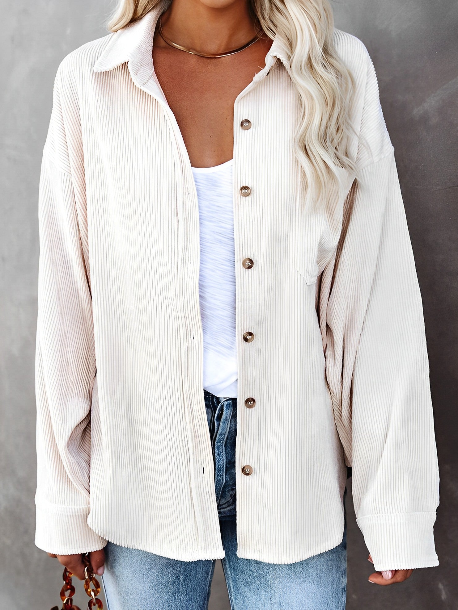 GR | Classic corduroy blouson