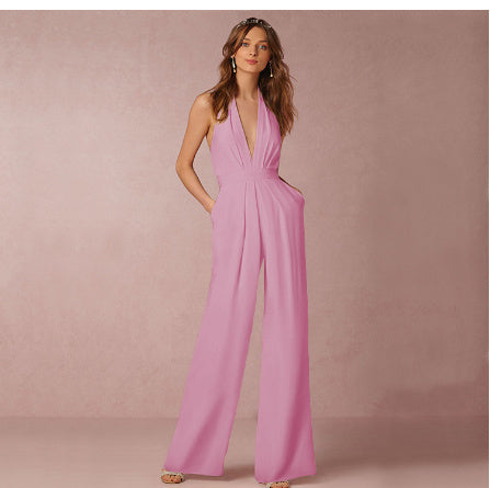 GR | Sleeveless Halterneck Jumpsuit