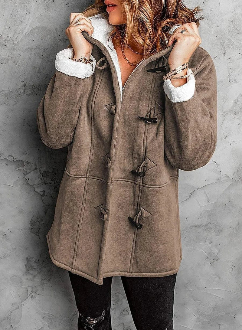 GR | Stylish fleece winter jacket for women from Essential 