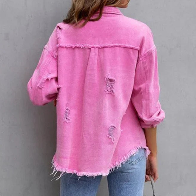 GR | Vibrant Edge Breathable Denim Jacket