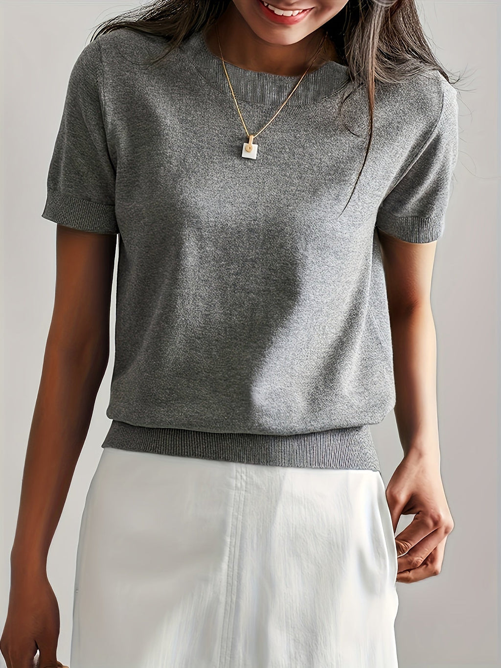 GR | Damen Lässiger Pullover
