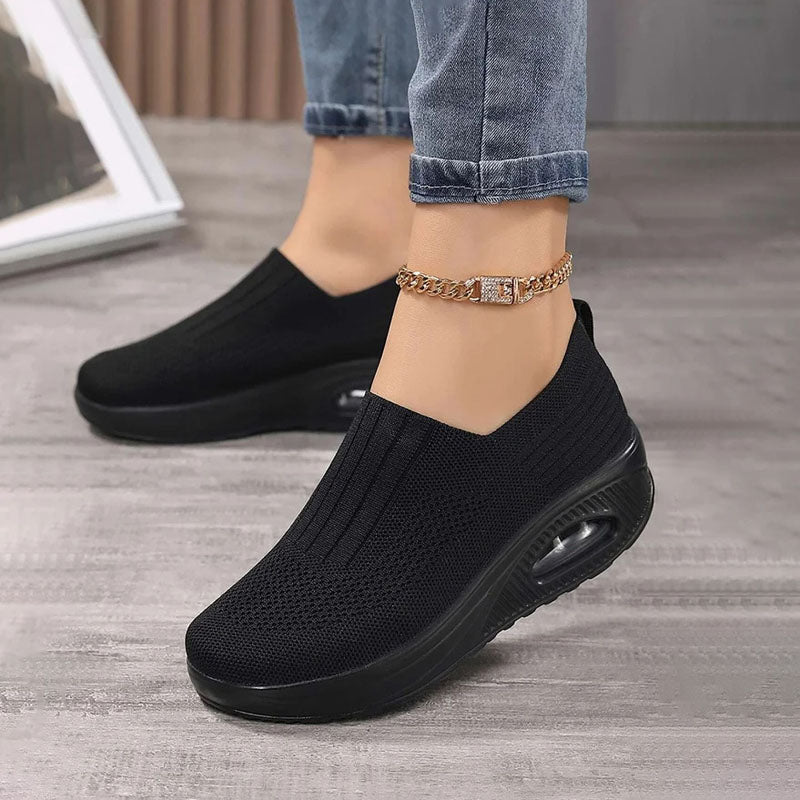 GR | Breathable Slip-on Sneakers with Ergonomic Sole for Women