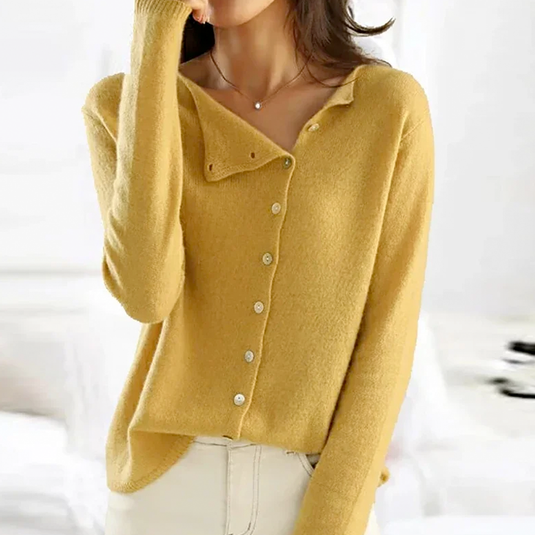 GR | Women's button-up sweater - stylish vest