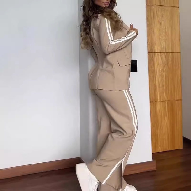 GR | 1-piece sporty tracksuit - women's trousers with tracksuit jacket