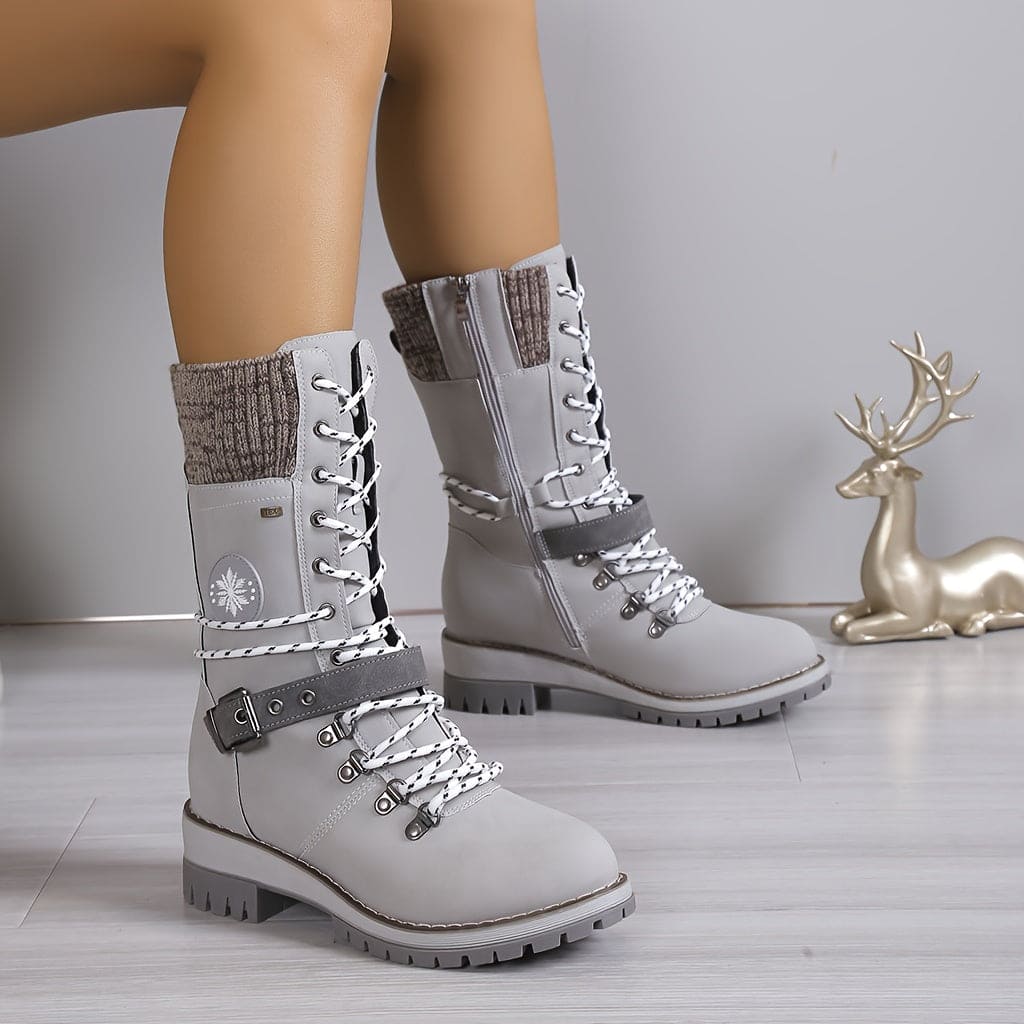 GR - Elegant knitted thermal boots