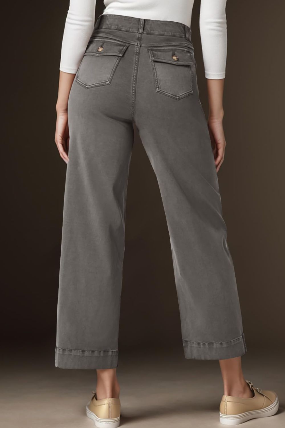 GR | High-waisted jeans with pockets: Classic, stylish and versatile
