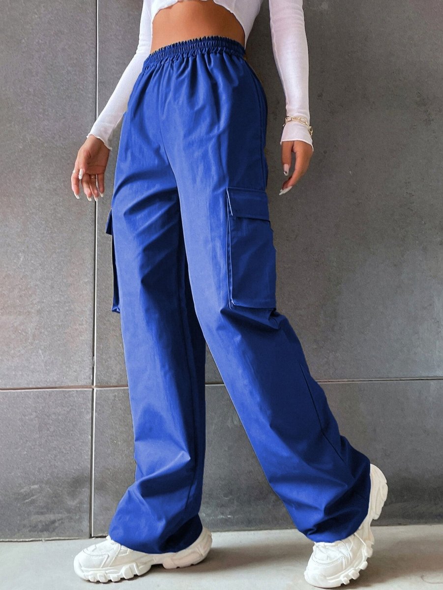 GR | Damen Cargo Hose Mit Taschen