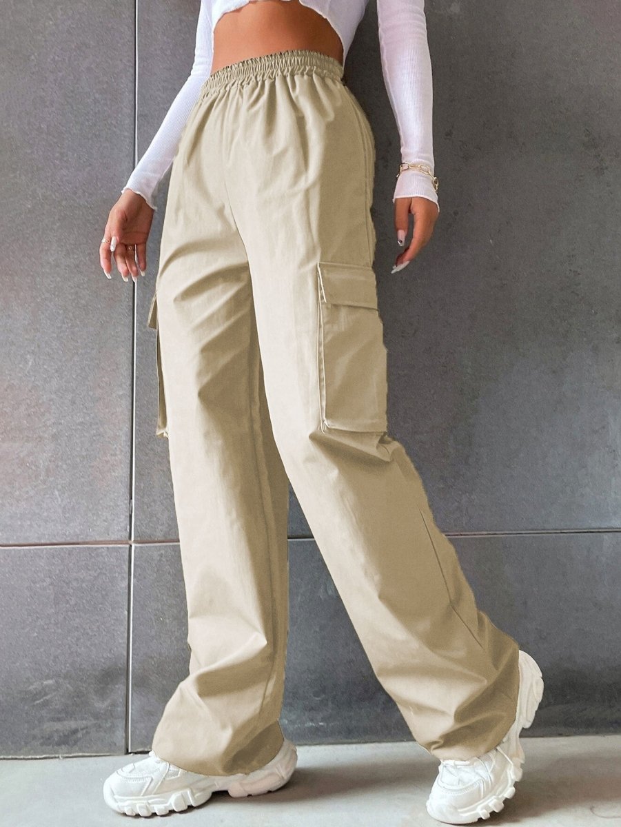 GR | Damen Cargo Hose Mit Taschen