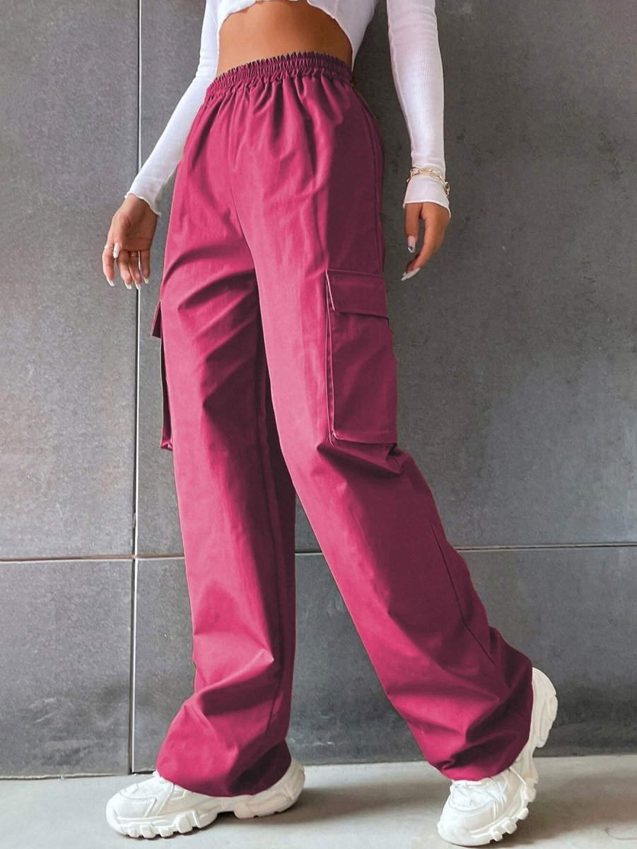 GR | Damen Cargo Hose Mit Taschen