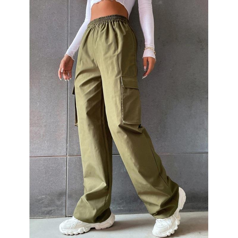 GR | Damen Cargo Hose Mit Taschen