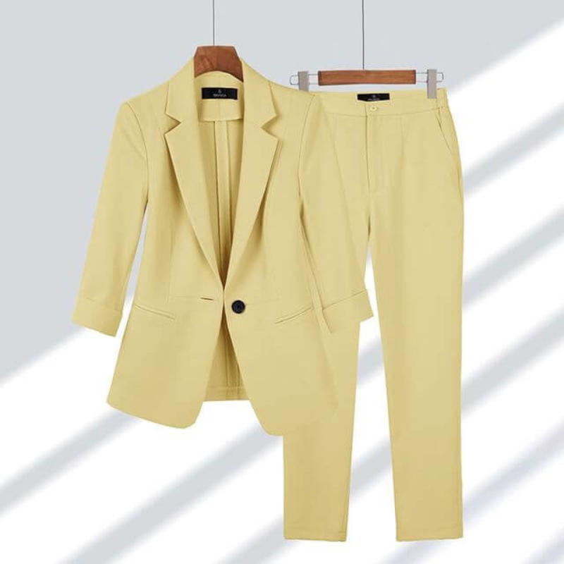 GR | Women's Suit Set Elegant Business Outfit