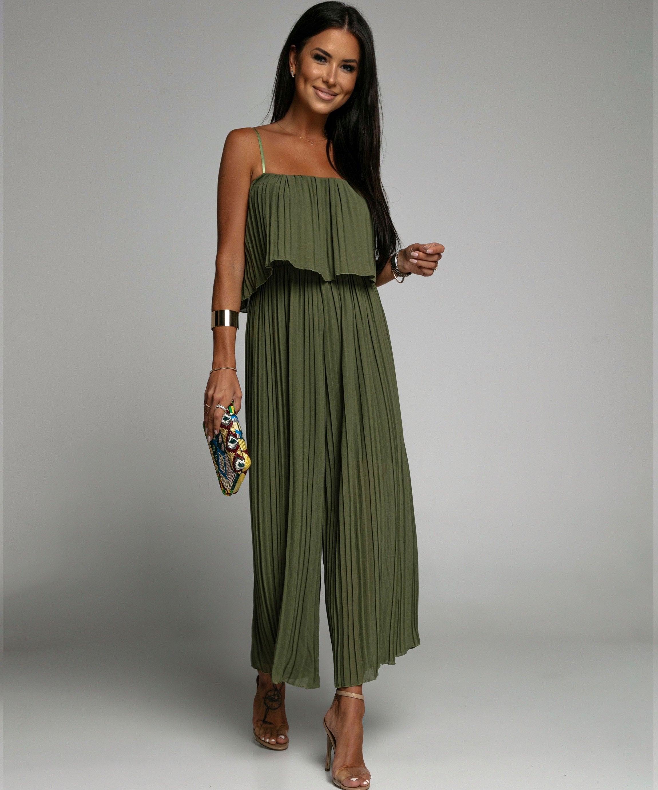 GR | Elegant pleated one-piece
