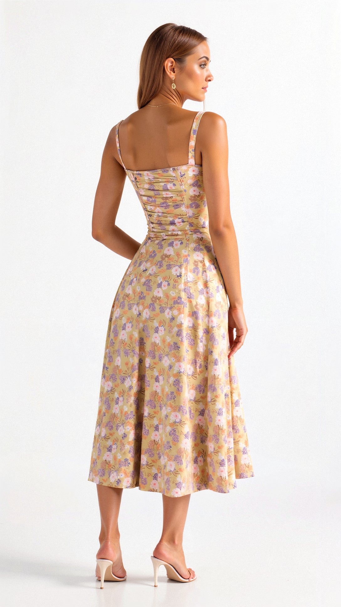 GR | Sommerliches Midi Kleid Mit Trägern & Schlitz Luftig, Elegant & Perfekt Für Warme Tage