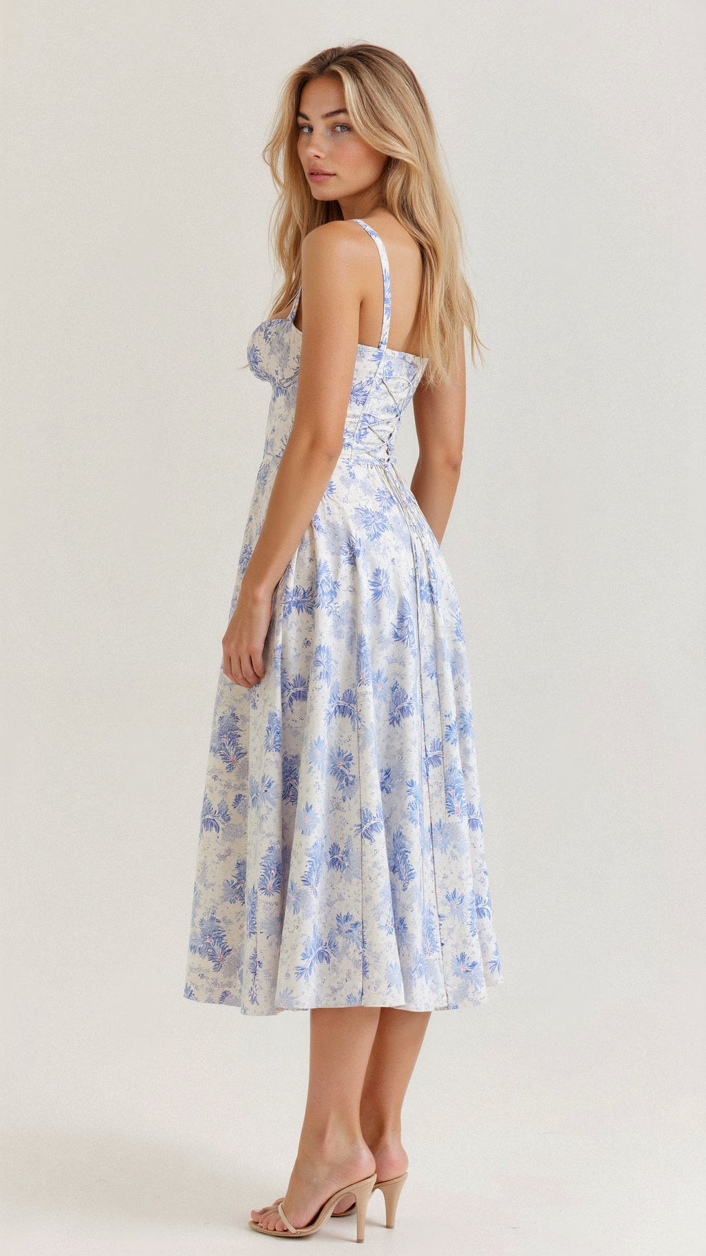 GR | Sommerliches Midi Kleid Mit Trägern & Schlitz Luftig, Elegant & Perfekt Für Warme Tage