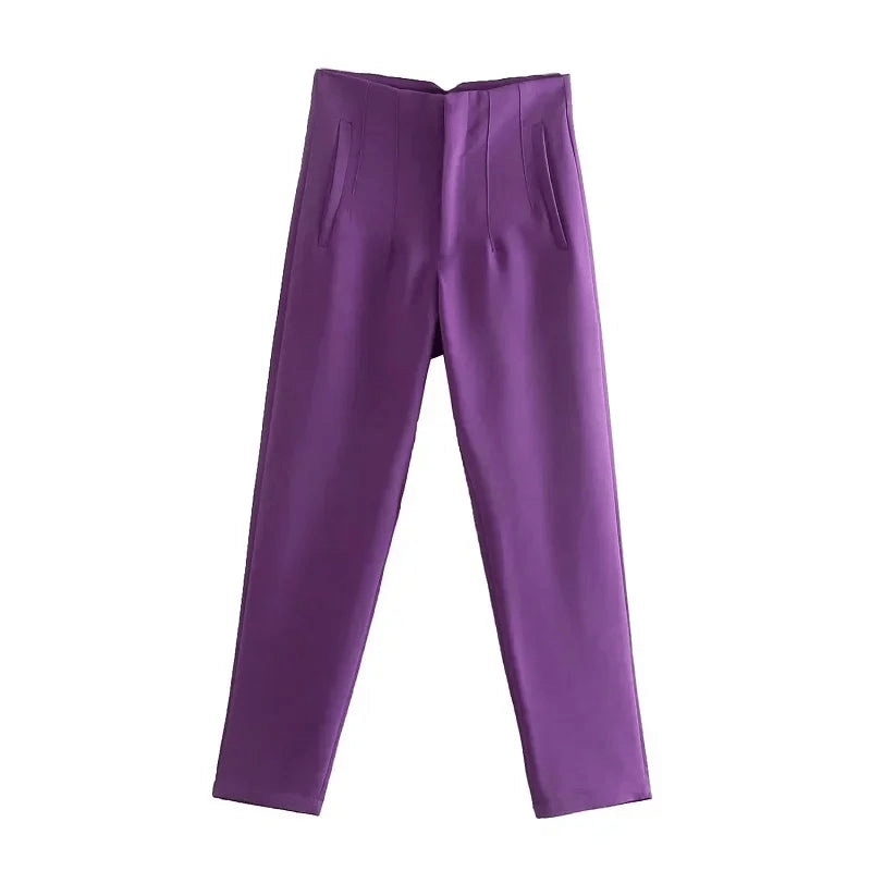 GR | Stylish women's trousers, classic chic trousers