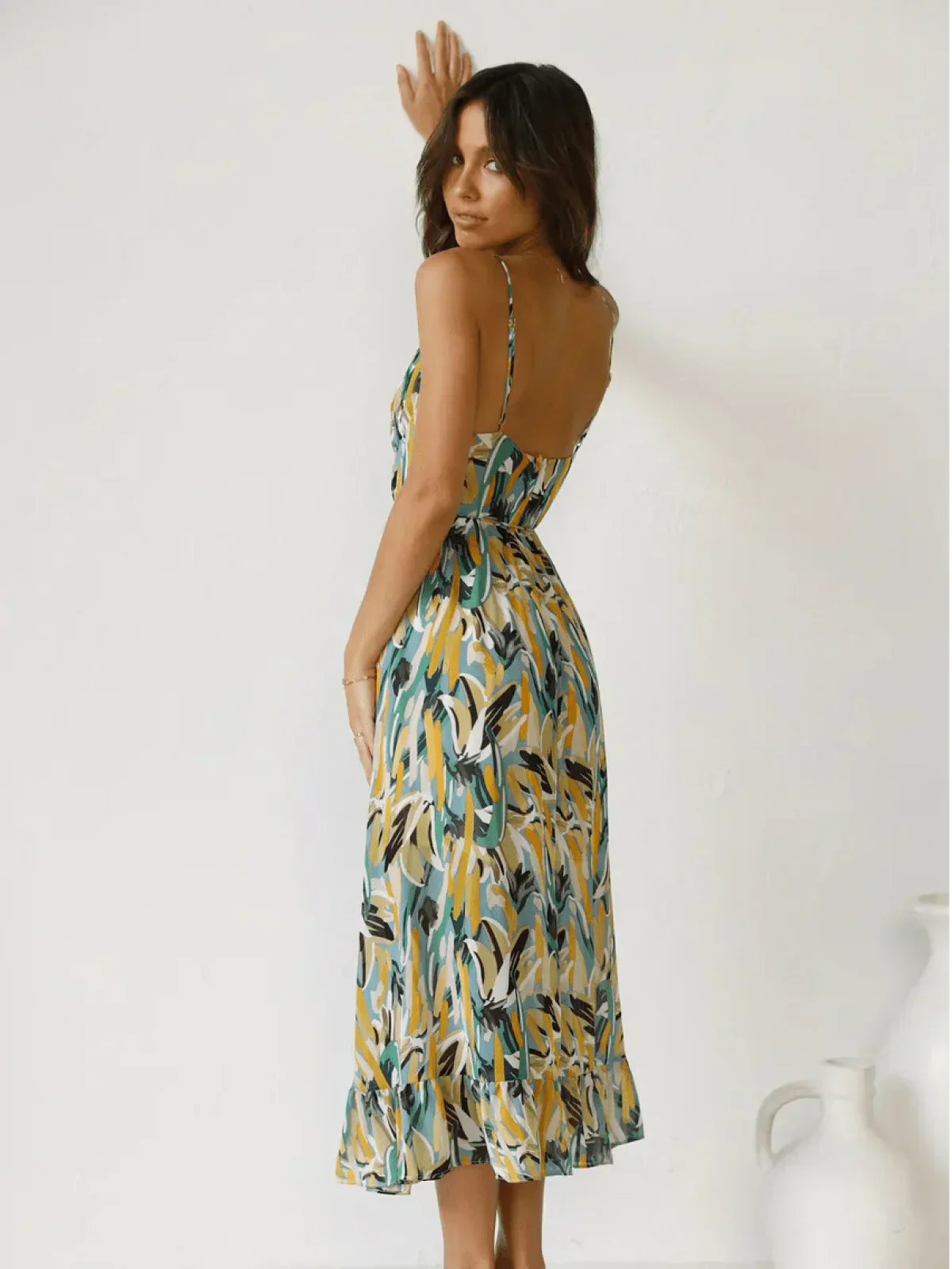 Serena™ - Buntes Midi-Kleid
